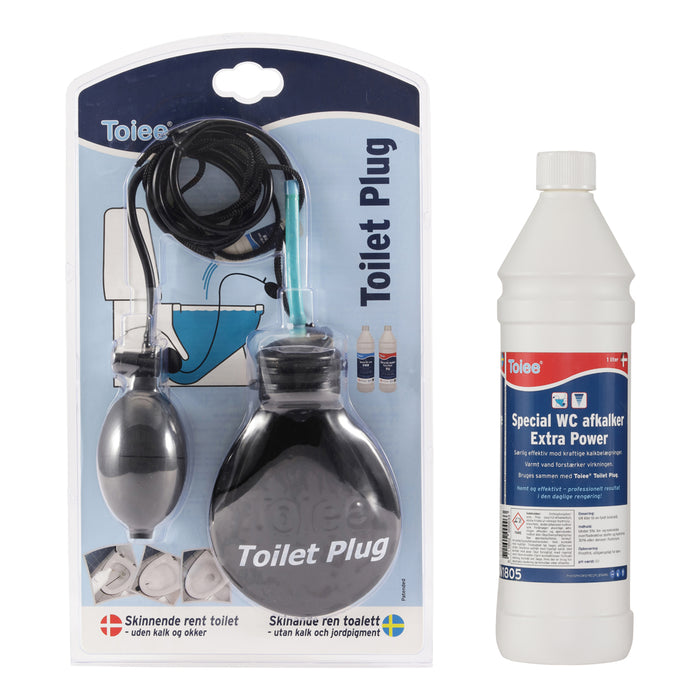 1 Toiee Toilet Plug + 1 litre Toiee Détartrant Specíal WC Ultrapuissant