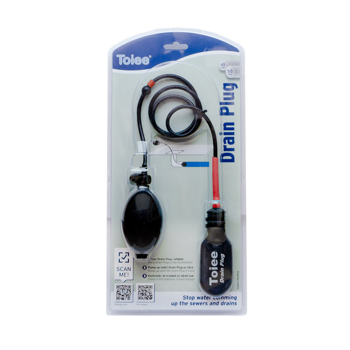 Ballon A Eau Toiee Bouchon De Tuyau Gonflable Drain Plug 110 Mm Avec Pompe, 85 Cm Et Ballon Arretez La Montee D Eau Dans Les Canalisations D Egout Ou Descentes 1073270597 Plug Gonflable